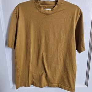 Mustard Yellow Crew Neck Tee